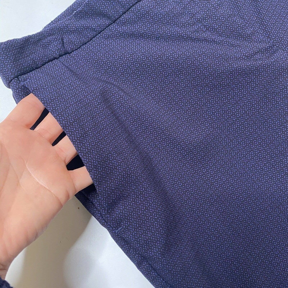 Mario Serrani Women Sz 10 Comfort Stretch Slim Fit Tummy Control Pant Blue Italy - Picture 5 of 10